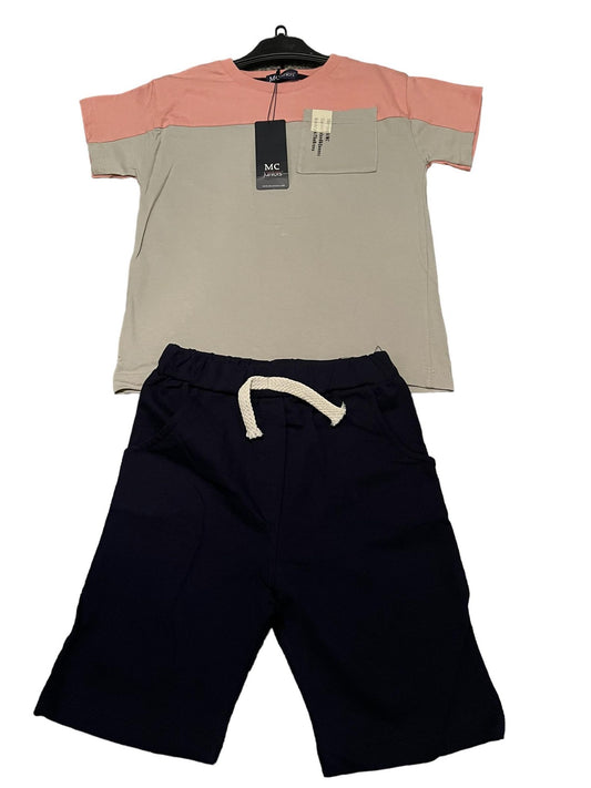 Short Sleeves T-Shirt Suit